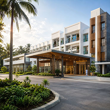 Commercial Painting Kerala – Hospital Facility